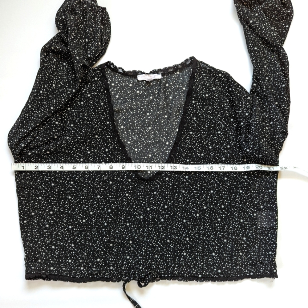 Urban Outfitters Black Star Blouse